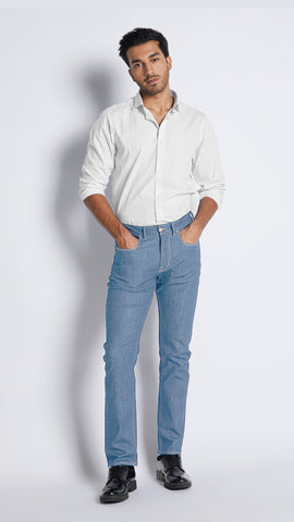 30+ Blue Jeans And White Shirt Outfits Ideas For Men | Casual shirts  outfit, White shirt and blue jeans, Mens outfits
